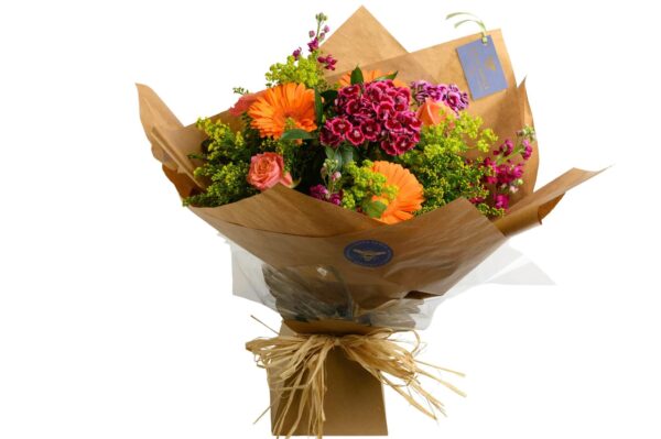 Bright Seasonal Hand-Tied Bouquet