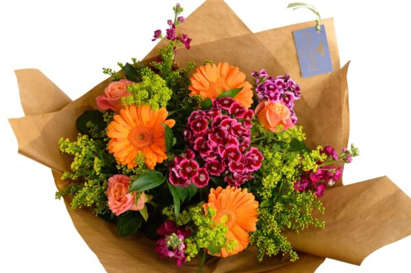Bright Seasonal Hand-Tied Bouquet - Image 2