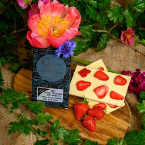 White Chocolate and Strawberry Bar