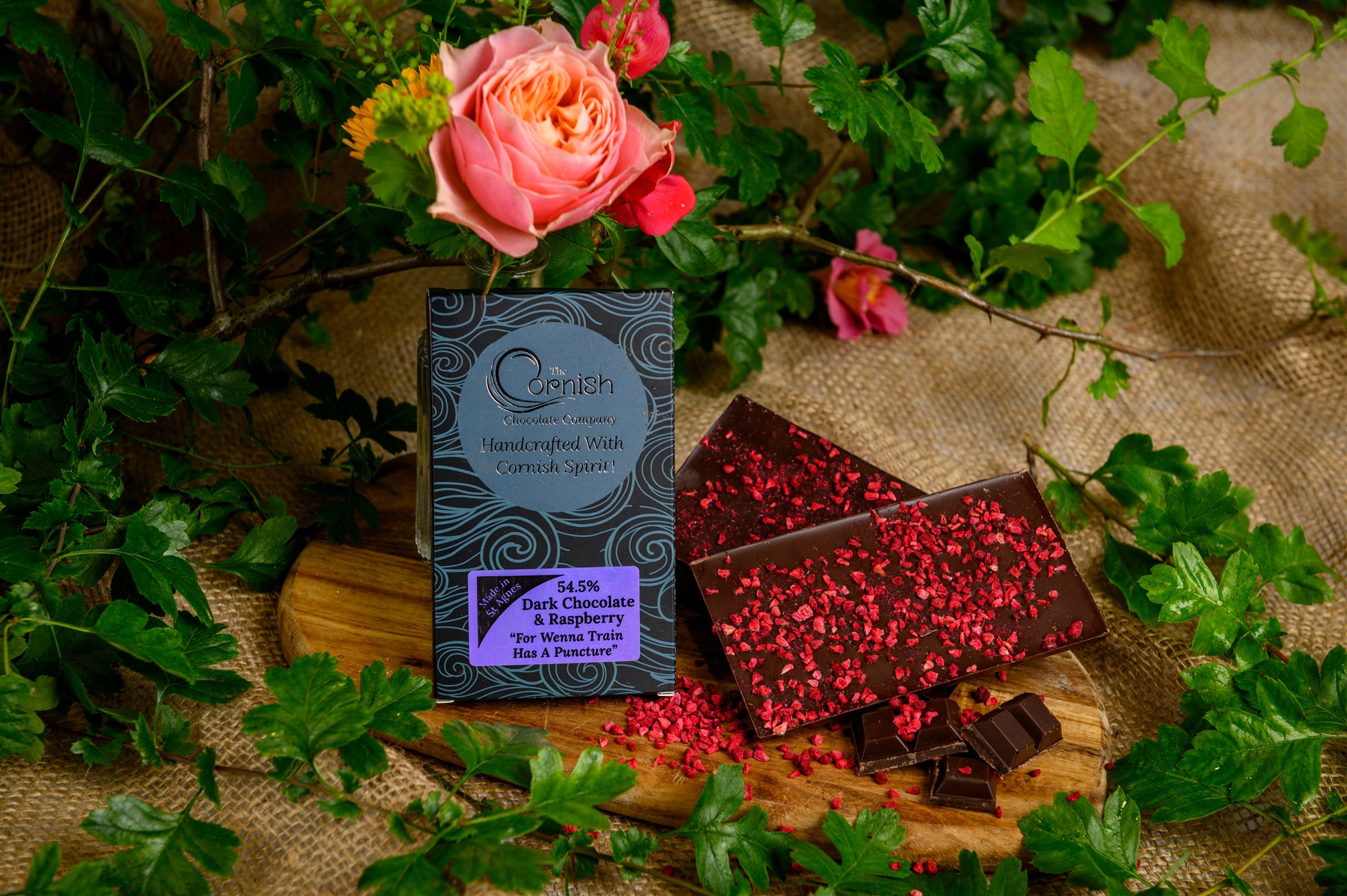 Dark Chocolate and Raspberry Bar - Image 2