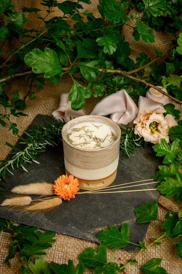 Rosemary and Bay Scented Single Wick Candle