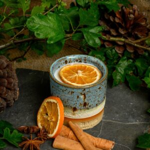 Cinnamon, Frankincense and Cedarwood Single Wick Candle